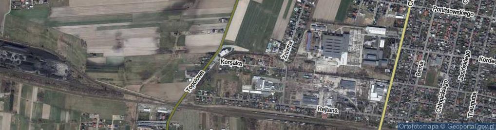 Zdjęcie satelitarne Korsaka Juliana ul.